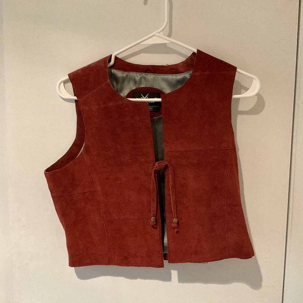 Wilsons Brown Leather Vest (M)